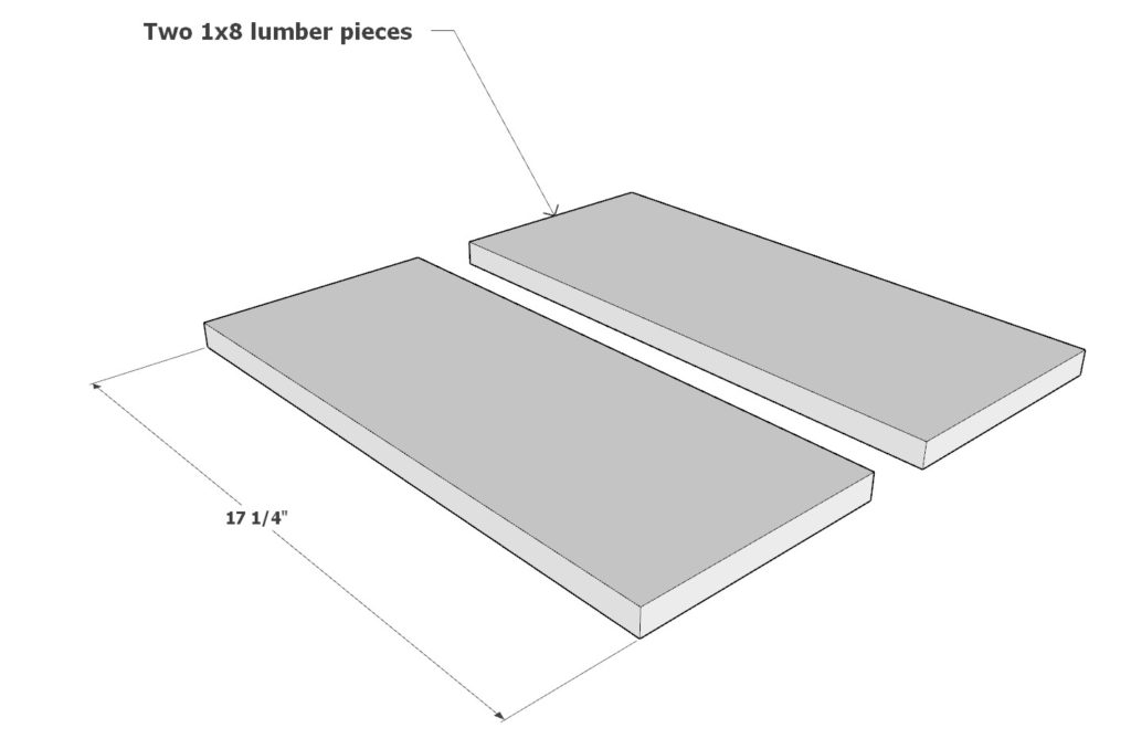 Adding the night stand table top