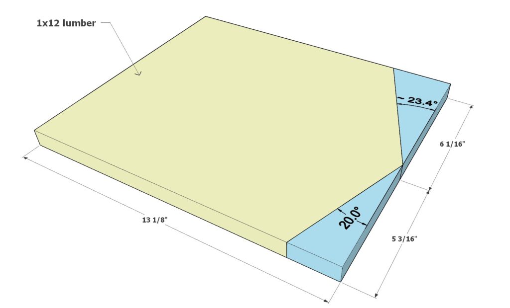 Storage bin cut list