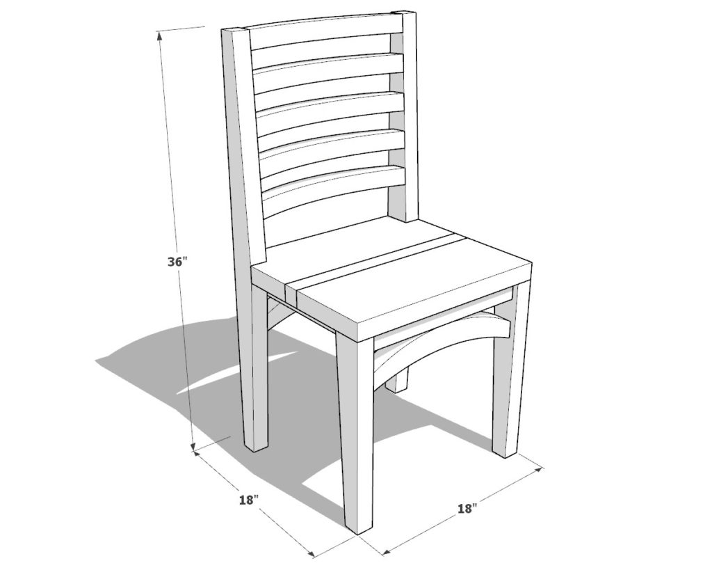 Dinning Chair dimensions