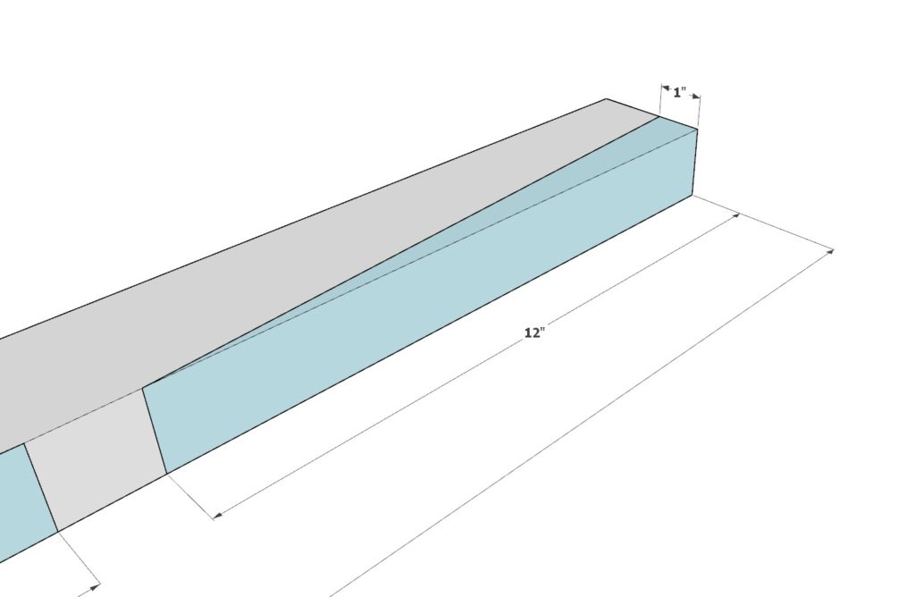 DIY bar stool back leg cut list