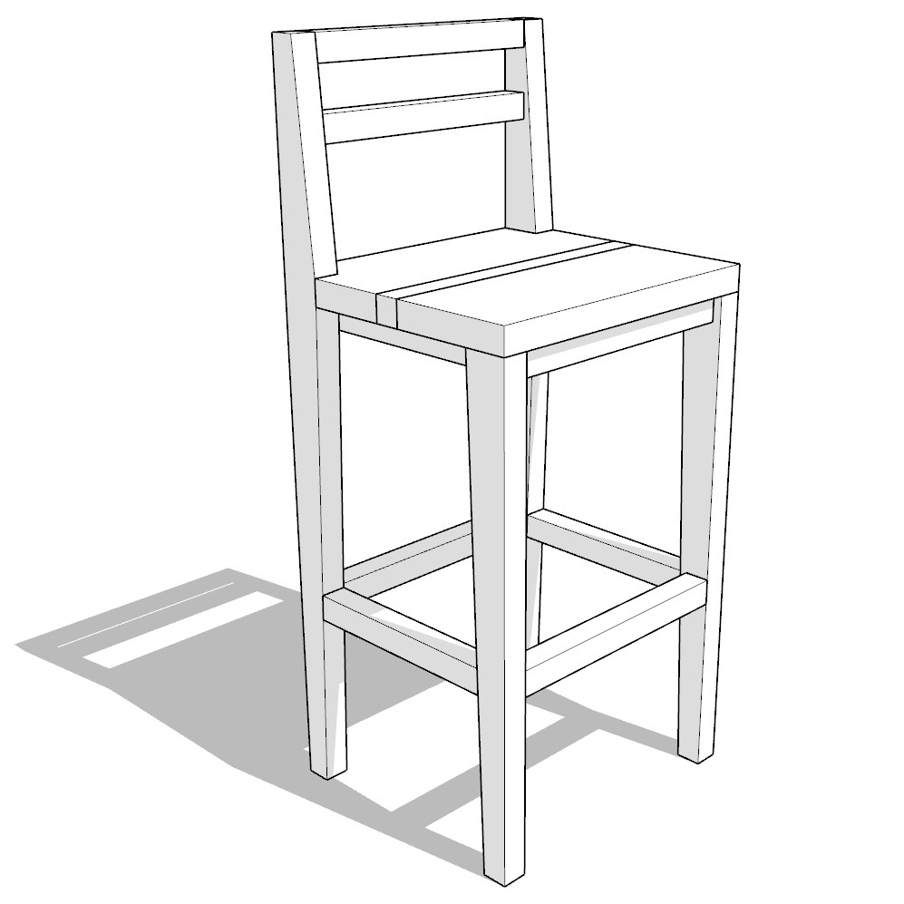 DIY bar stool plan