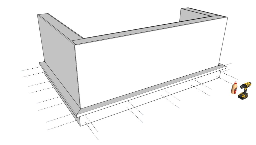 bar footrest assembly and installation