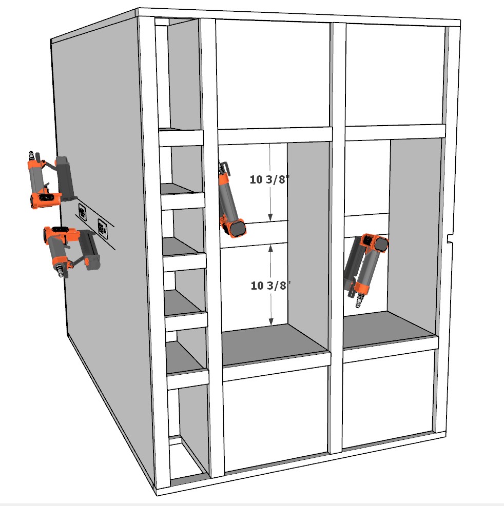 Attaching the power cord housing