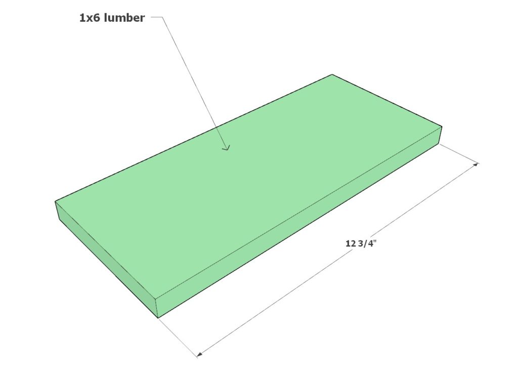 Storage bin cut list