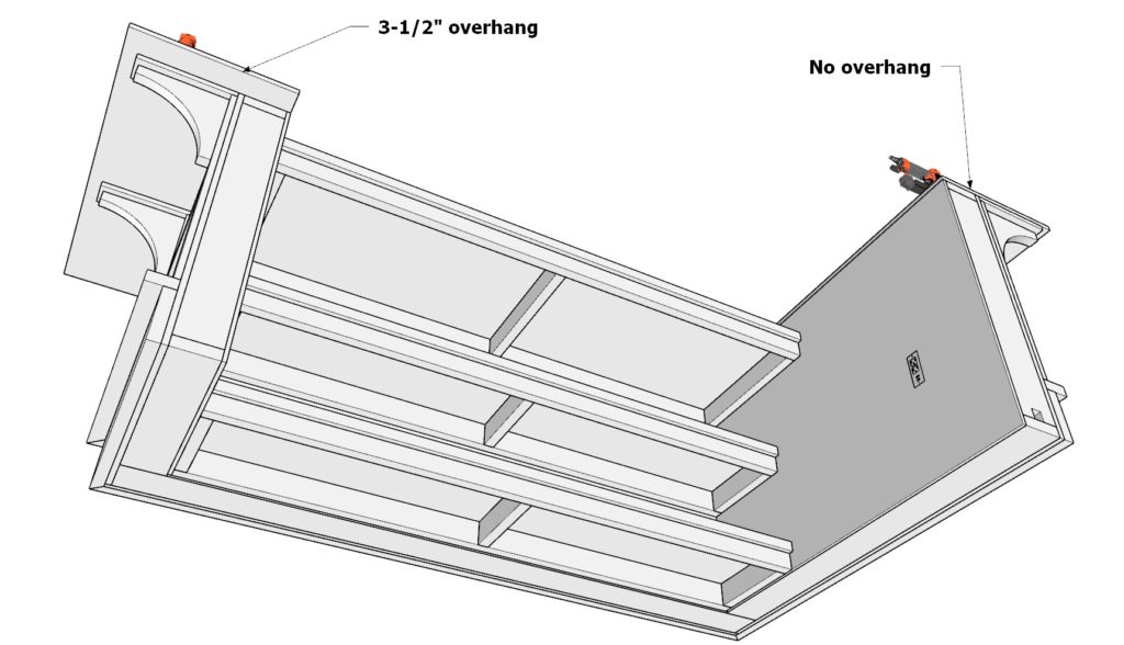 DIY bar top construction and installation