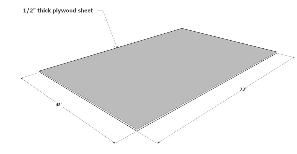 Loft bed frame construction