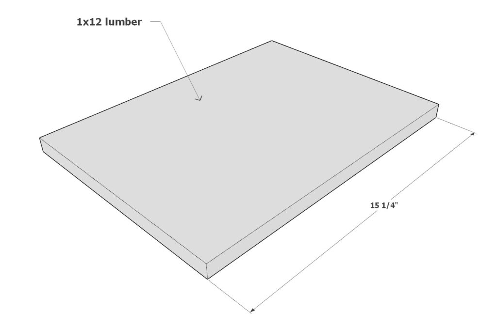 Nightstand table top assembly