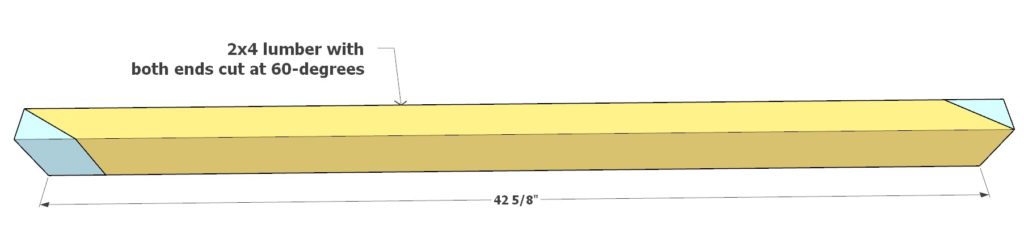 Farmhouse cross brace cut list