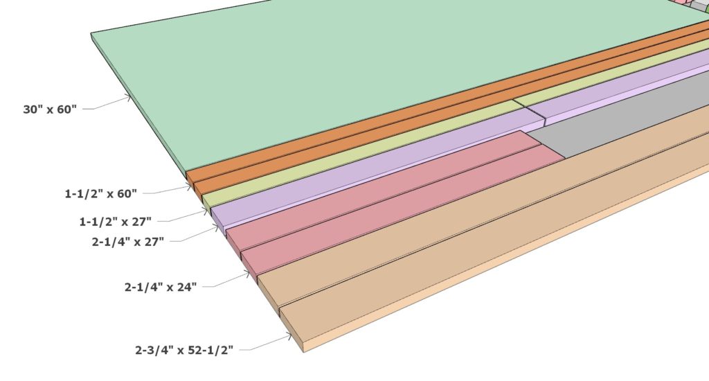 Plywood cut list