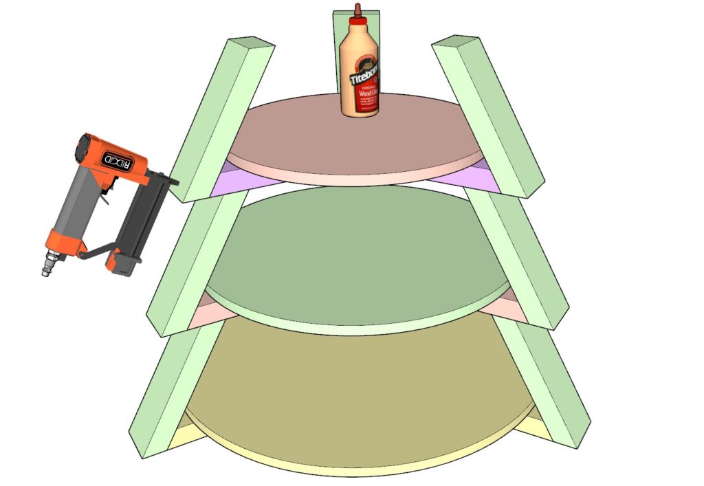 Tiered Stand 3rd layer assembly