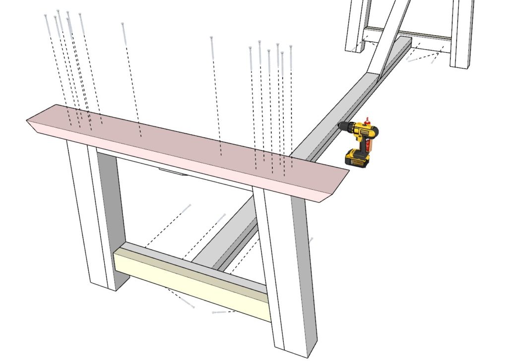 Farmhouse base assembly