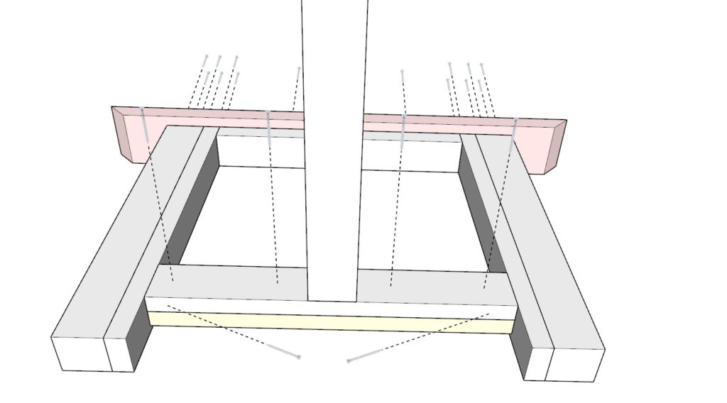 Farmhouse base assembly