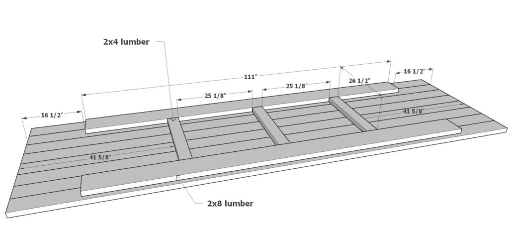 Farmhouse table to assembly