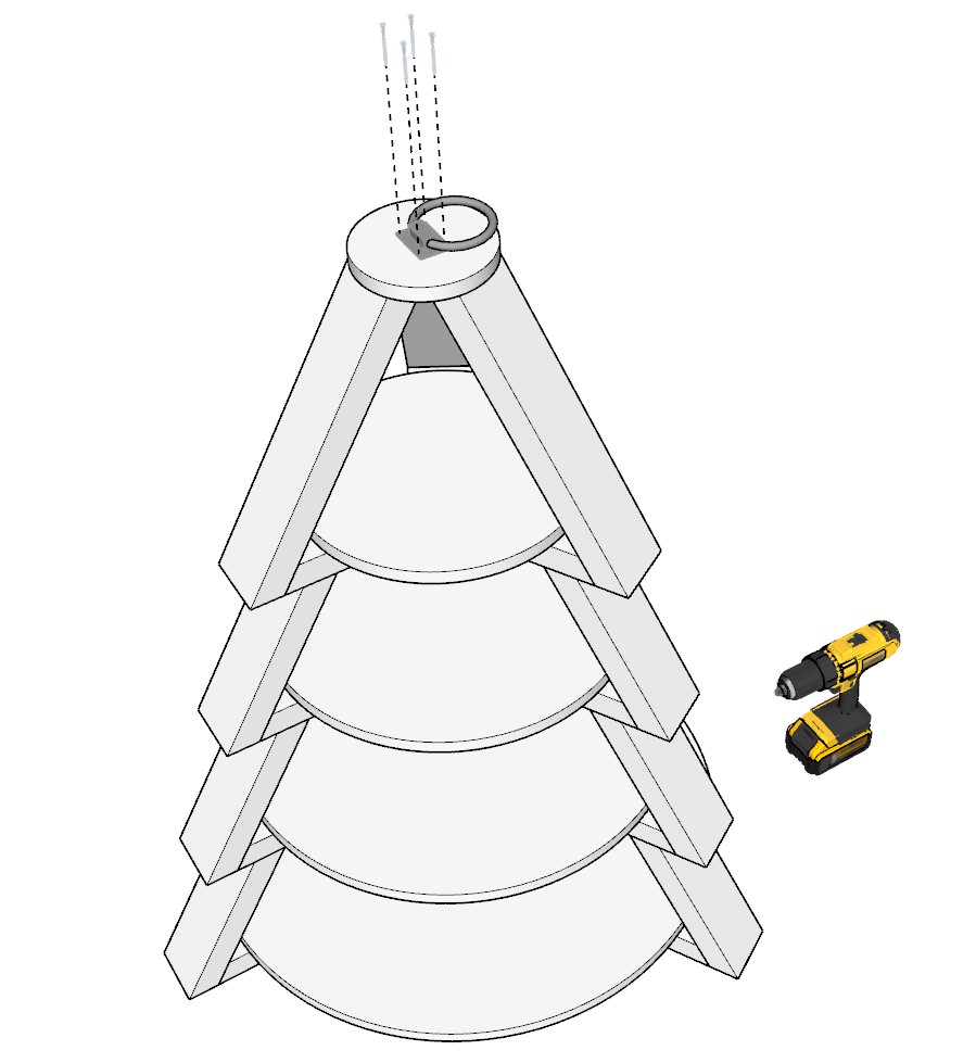 Securing the ring handle