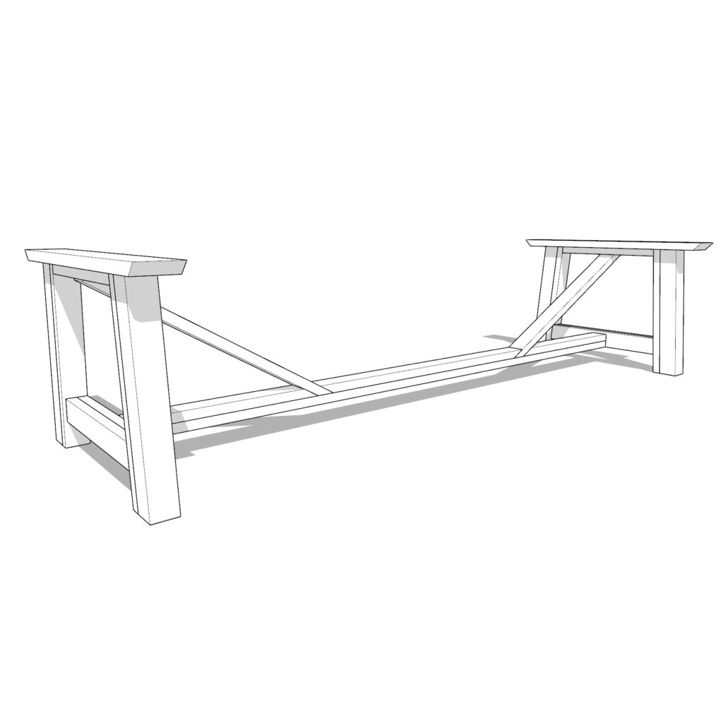 DIY table base plan