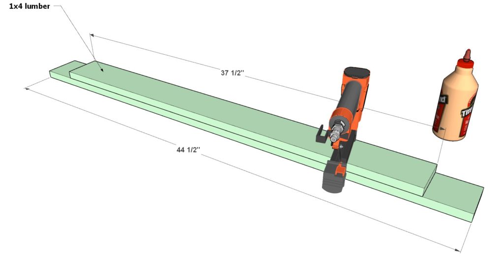 Adding 1x4 lumber cross braces