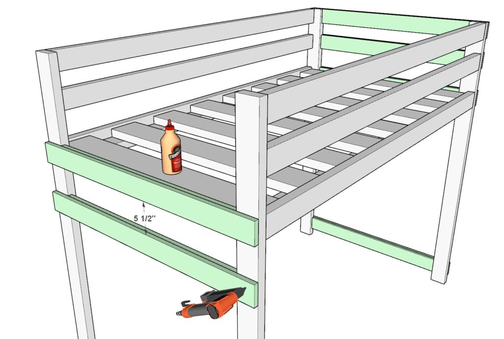 Adding 1x4 lumber cross braces