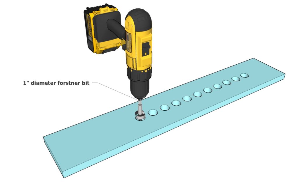 construction and assembly of the desk leg mount