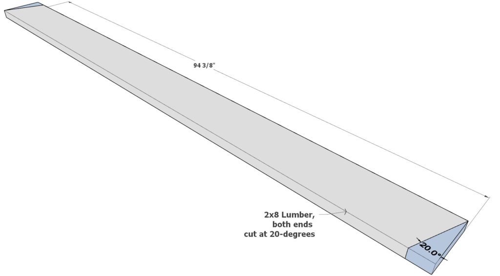 Deck ramp board cut list