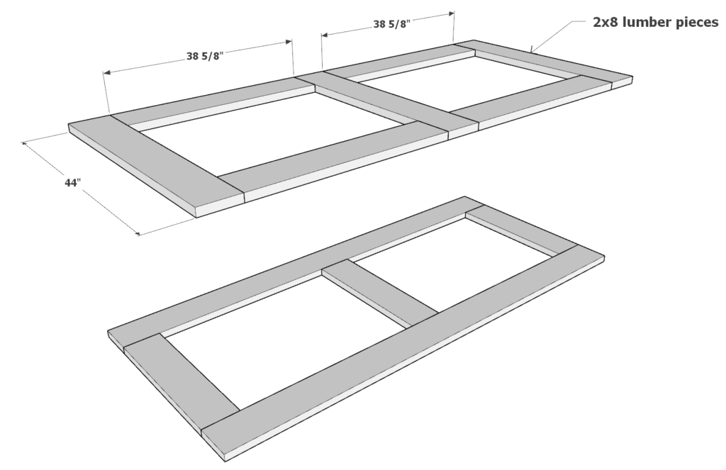 Doghouse platform construction