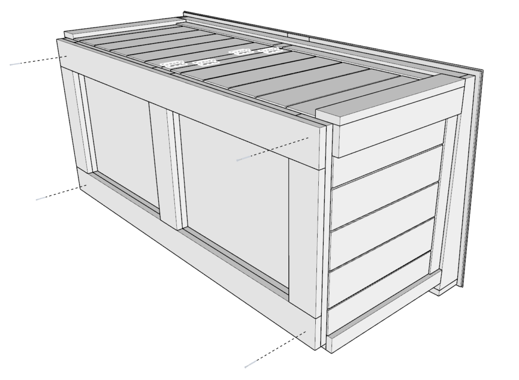 Doghouse platform attachment