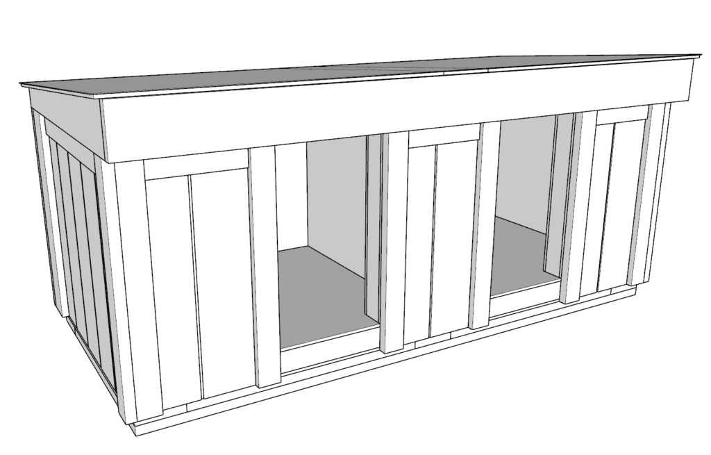 Doghouse platform attachment