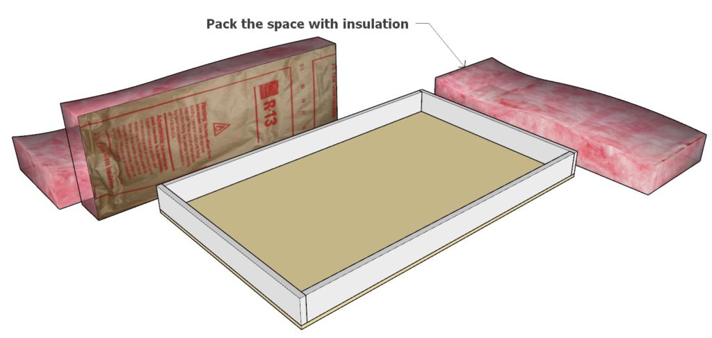 Wall insulation panel assembly