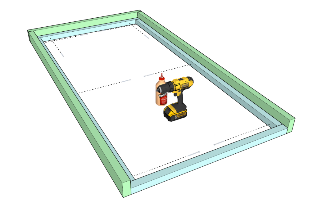 Greenhouse roof frame panel assembly