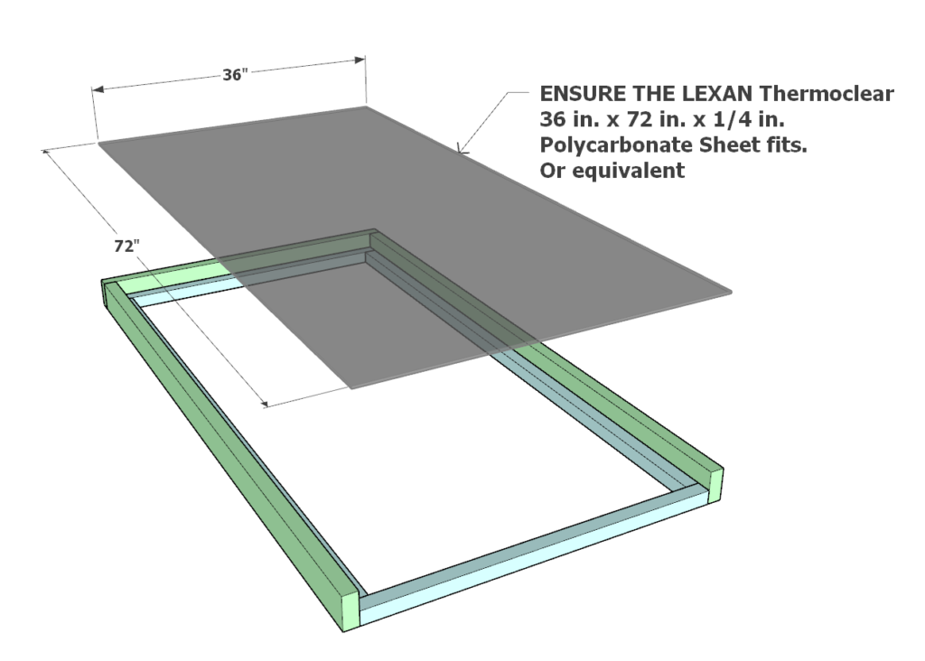 Greenhouse roof frame panel assembly