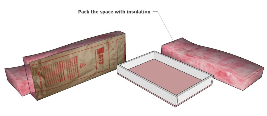 Wall insulation panel assembly