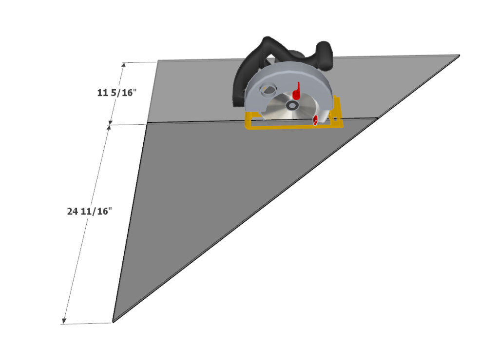 Cutting the Polycarbonate Sheet into pieces