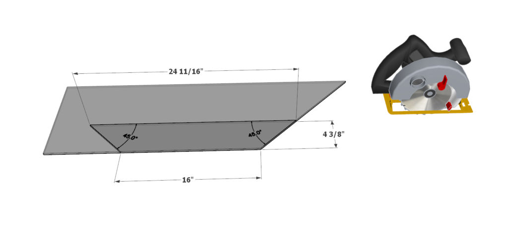 Cutting the Polycarbonate Sheet into pieces