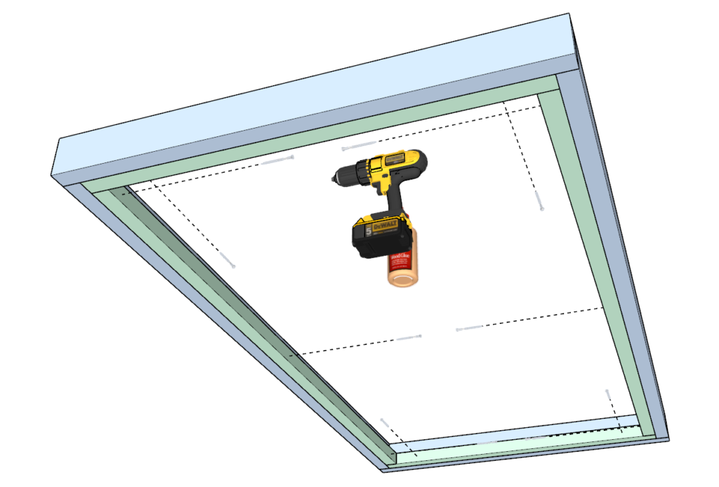 Greenhouse side frame panel assembly