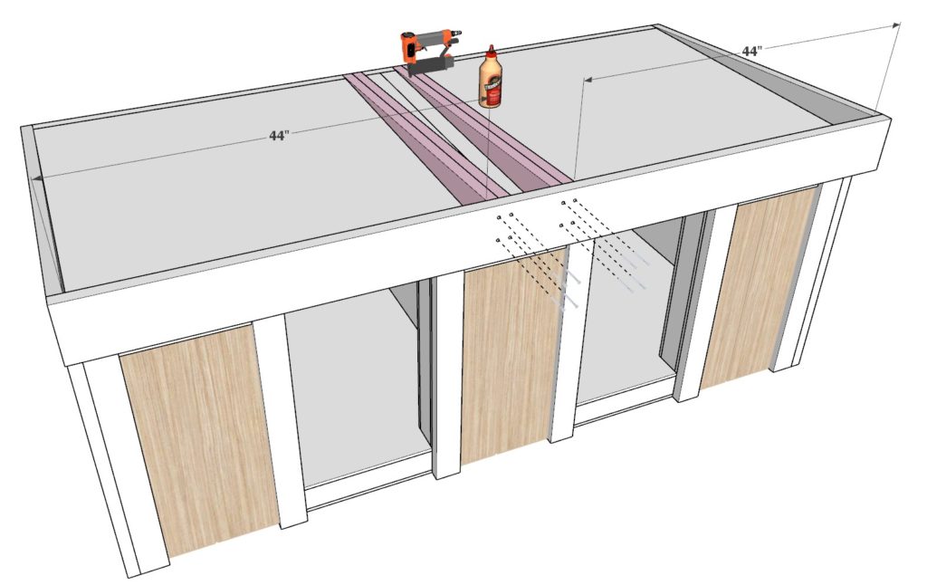 Adding roof reinforcement pieces