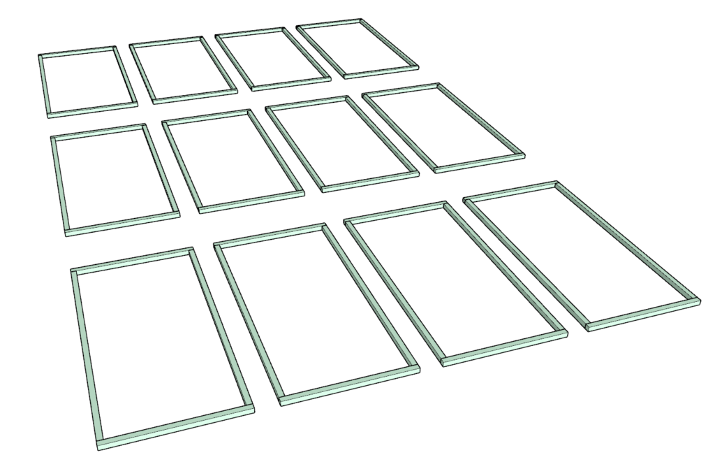 Polycarbonate Sheet frame construction