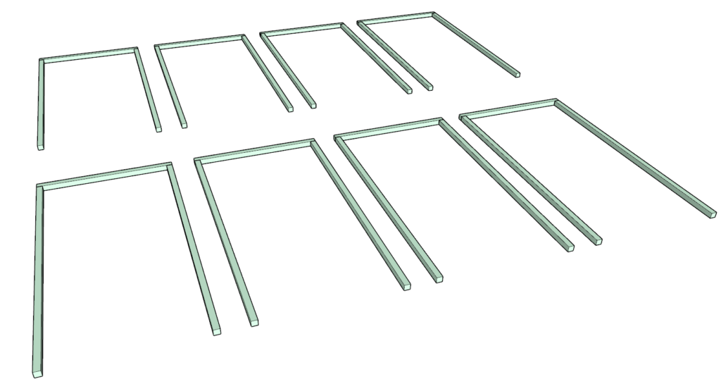 Polycarbonate Sheet frame construction