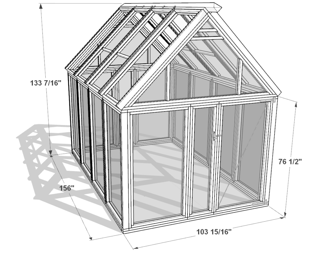 DIY greenhouse dimensions