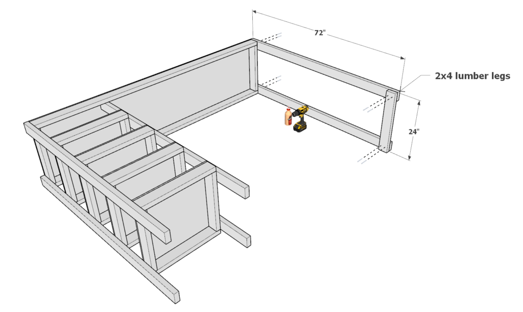 Securing the shelves together