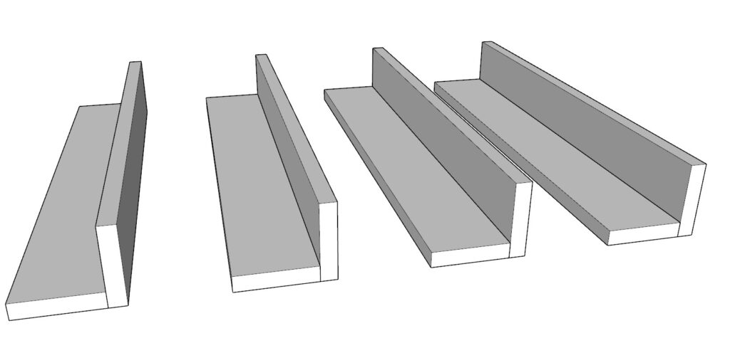 building the garden bed from 2x8 lumber