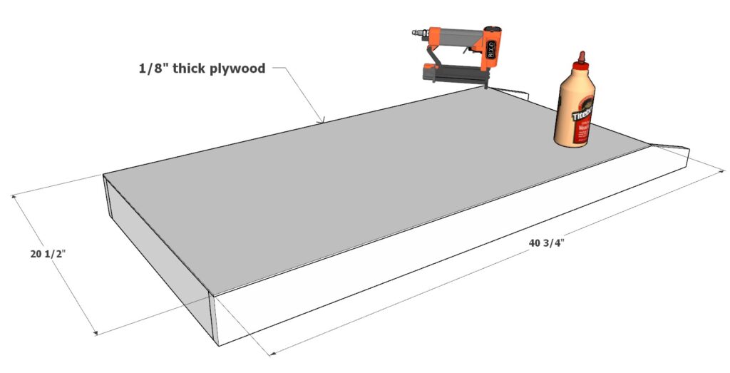 DIY lemonade cart frame assembly