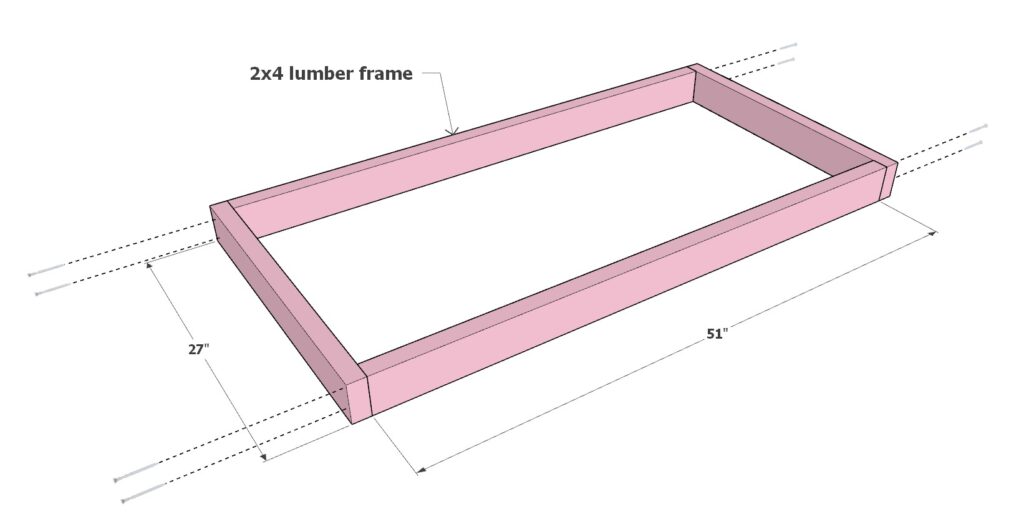 Building the wire enclosure frames