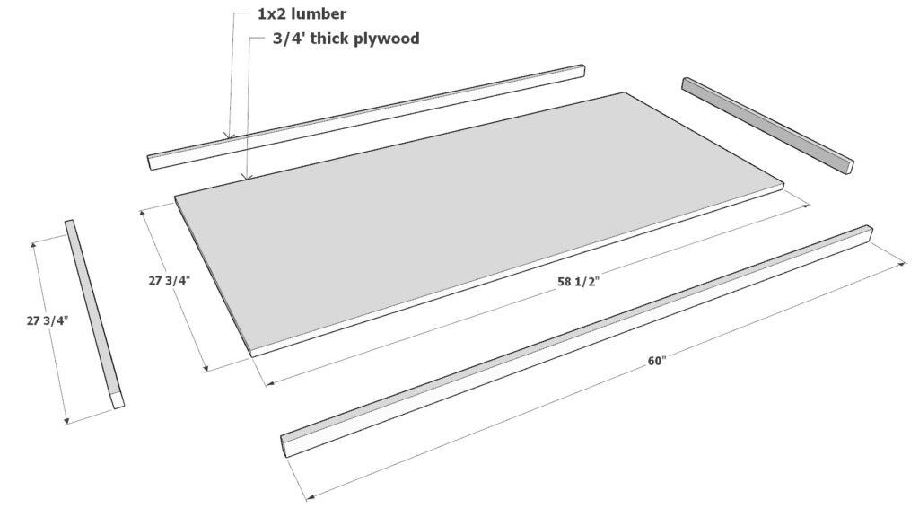 Building the bar top