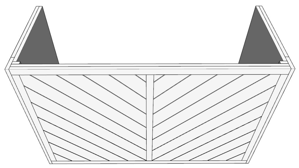 Connecting the bar front and sides together