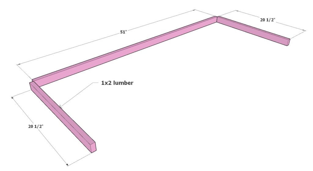 Adding the bar top to the bar front and walls