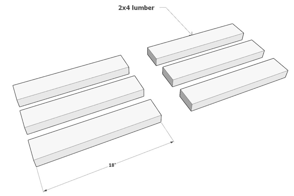 Bunk bed ladder construction