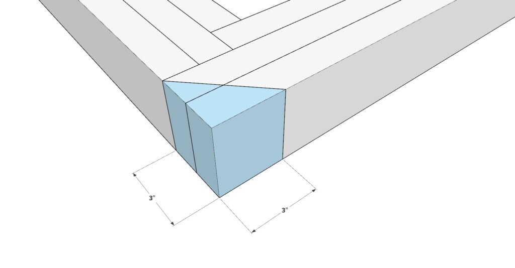 Bunk bed frame construction