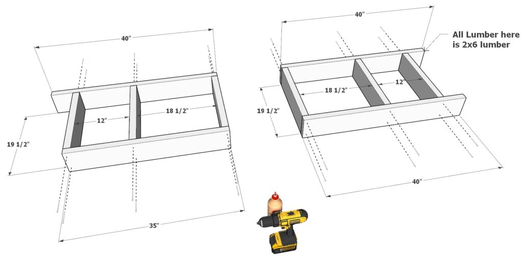 Bar frame construction