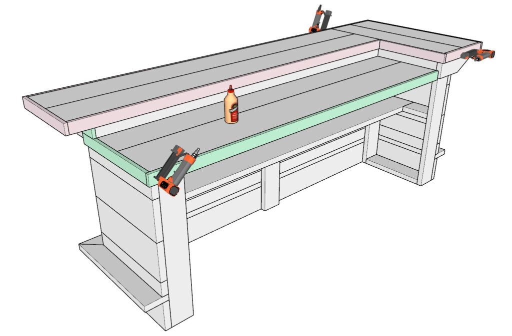 Adding bar trim and decorative pieces