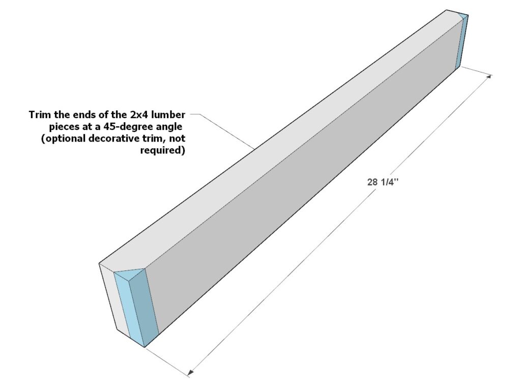 DIY 27 gallon tote rack supports assembly