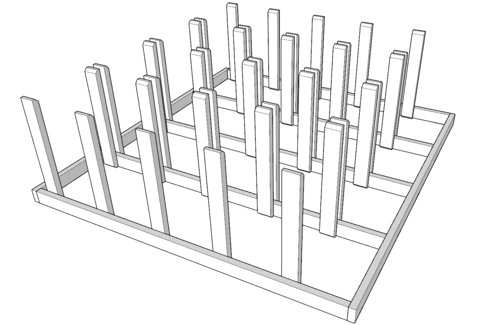 Adding the tote supports